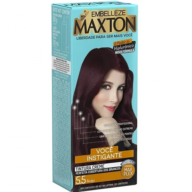 TINTURA MAXTON KIT PRATICO VERMELHOS 5.5