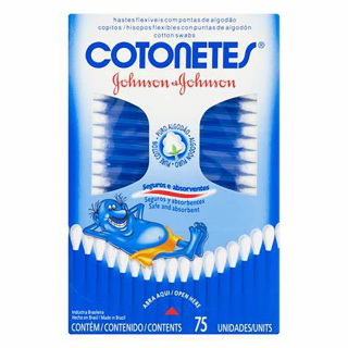 HASTES FLEXIVEIS COTONETES 75UND