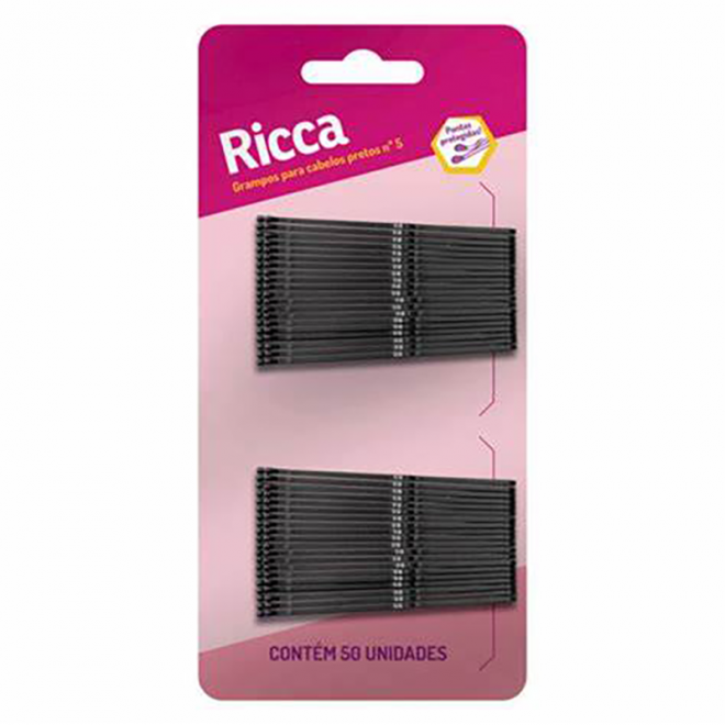 RICCA GRAMPO CABELO N5 50UND PRETO