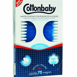 HASTES FLEXIVEIS COTTONBABY 75UNDS