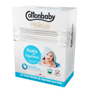 HASTES FLEXIVEIS COTTONBABY PREMIUM 50UND