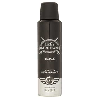 DESOD TRES MARCHAND AERO 150ML BLACK