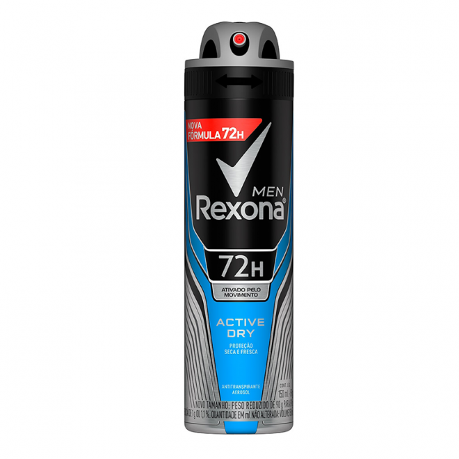 DESOD REXONA AERO MEN 150ML ACTIVE