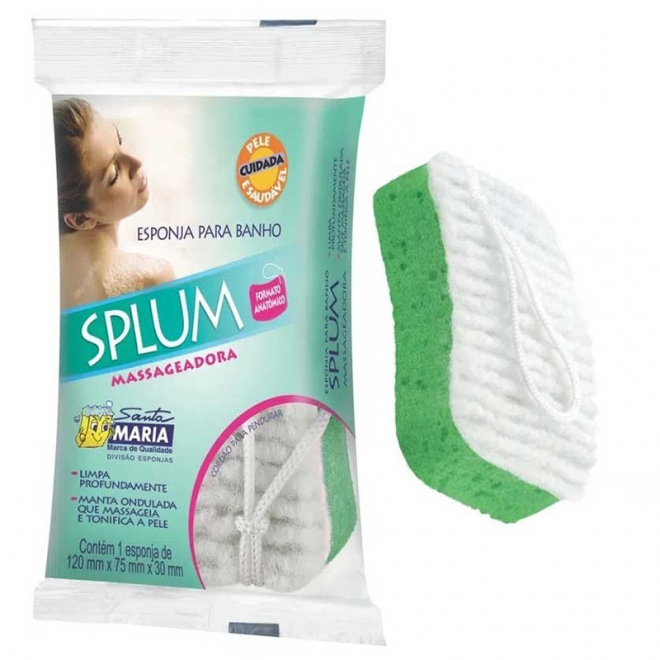 SANTA MARIA ESPONJA BANHO SPLUM MASSAGEADORA R772