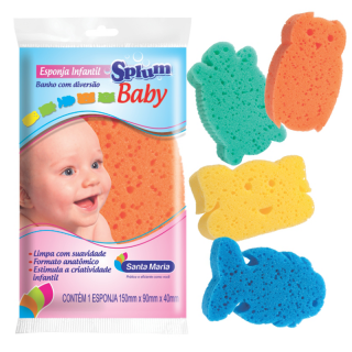 SANTA MARIA ESPONJA BANHO SPLUM BABY R782