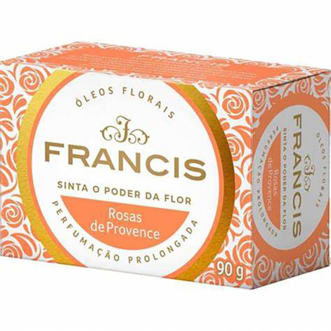 SABONETE FRANCIS LUXO 90G ROSAS DE PROVENCE