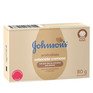 SABONETE JOHNSONS BABY 80G AMENDOAS