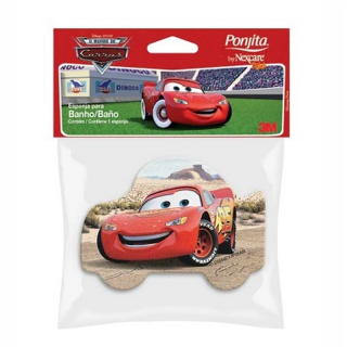 ESPONJA BANHO PONJITA KIDS CARROS