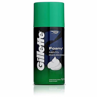 ESPUMA BARBEAR GILLETTE FOAMY 175G MENTOL
