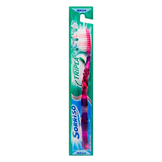 ESCOVA DENTAL SORRISO TRIPLA L3P2 MACIA