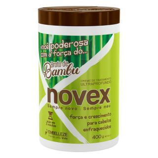 CR TRAT NOVEX 400G BROTO BAMBU