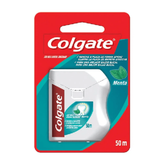 FIO DENTAL COLGATE 50MTS MENTA