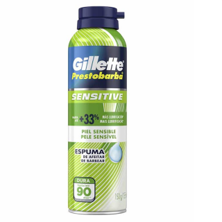 ESPUMA BARBEAR GILLETTE 150G SENSIVEL