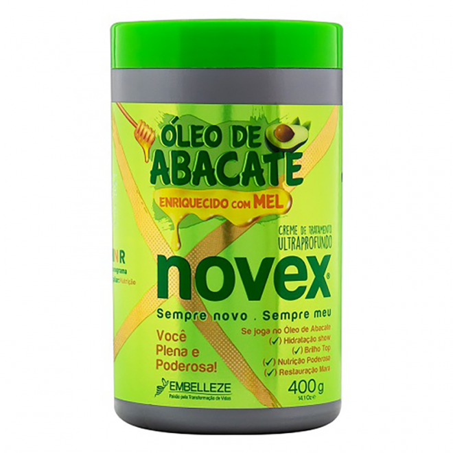 CR TRAT NOVEX 400G OLEO ABACATE