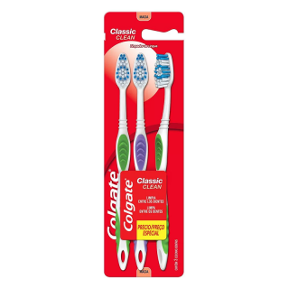 ESCOVA DENTAL COLGATE CLASSIC CLEAN L3P2 MEDIA