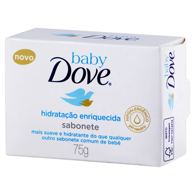 SABONETE DOVE BABY 75G HID ENRIQUECIDA