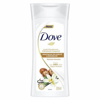 LOCAO HID DOVE 200ML MANTEIGA KARITE