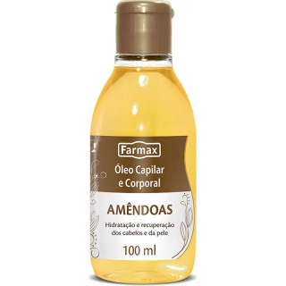 OLEO CAPILAR FARMAX 100ML AMENDOAS