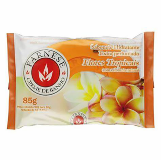 SABONETE FARNESE 85G FLORES TROPICAIS