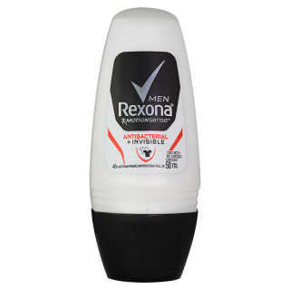 DESOD REXONA ROLL-ON MEN 50ML ANTIBACTERIAL INVISIBLE