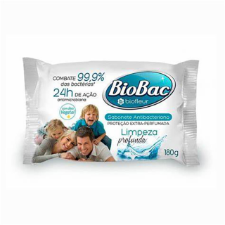 SABONETE BIOFLEUR BIOBAC 180G LIMPEZA PROFUNDA