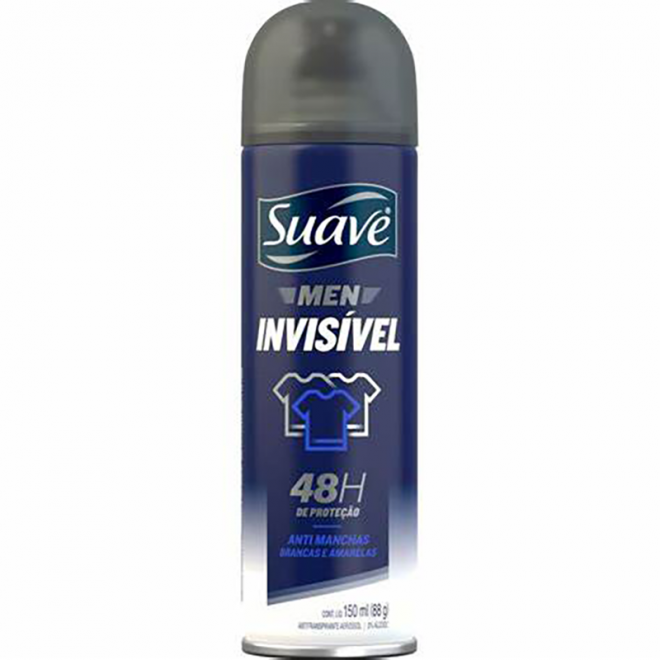 DESOD SUAVE AEROSOL 150ML INVISIBLE