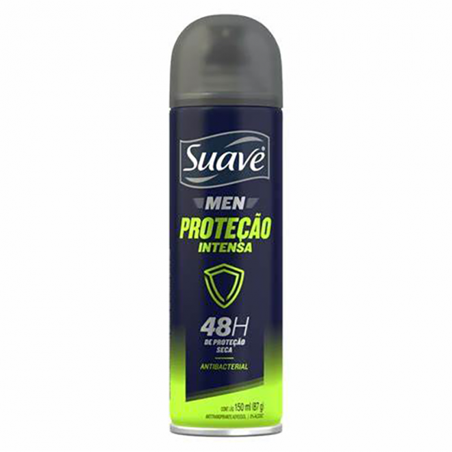 DESOD SUAVE AEROSOL 150ML MEN INTENSE PROTECTION