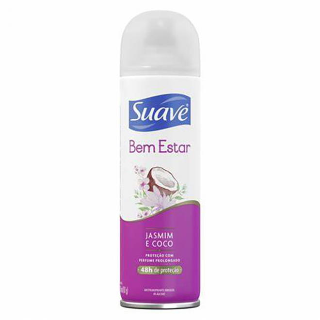 DESOD SUAVE AEROSOL 150ML JASMIM COCO