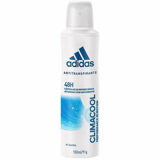 DESOD ADIDAS AEROSOL FEM 150ML CLIMACOOL