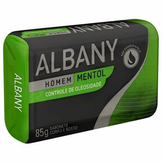 SABONETE ALBANY 85G HOMEM MENTOL