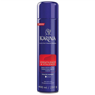 HAIR SPRAY KARINA 400ML FORCA PROTECAO