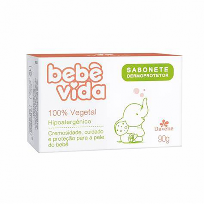 SABONETE BEBE VIDA 90G 100% VEGETAL