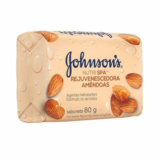 SABONETE JOHNSONS 80G AMENDOAS