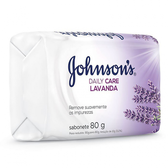 SABONETE JOHNSONS 80G LAVANDA