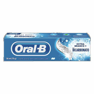 CR DENTAL ORAL B EXTRA BRANCO 70G