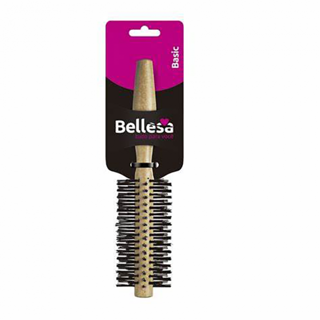 BELLESA ESCOVA MEIA LUA MADEIRA R7620-B