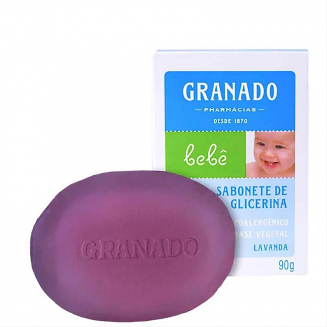 SABONETE GRANADO BEBE 90G LAVANDA