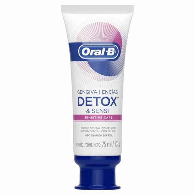 CR DENTAL ORAL B GENGIVA DETOX 102G SENSITIVE CARE