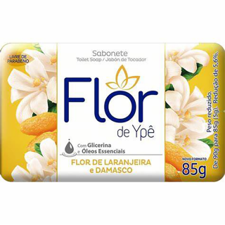 SABONETE FLOR DE YPE 85G FLOR LARANJEIRA/DAMASCO