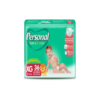 FRALDA PERSONAL BABY MEGA XG 36UN