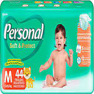 FRALDA PERSONAL BABY MEGA M 44UN