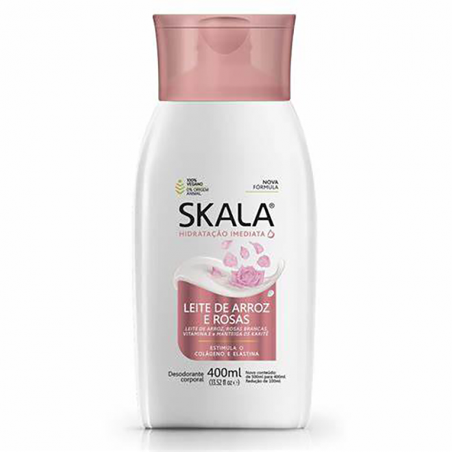 HID SKALA 400ML LEITE ARROZ E ROSAS