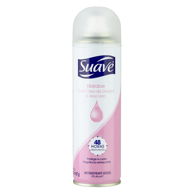 DESOD SUAVE AEROSOL 150ML OLEO GIRASSOL ALOE VERA