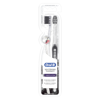 ESCOVA DENTAL ORAL-B WHITENING CARVAO 2X1