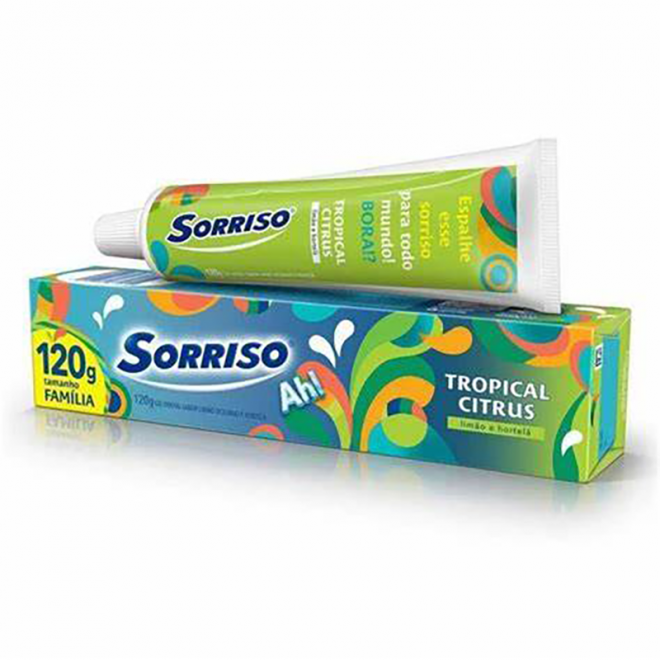 CR DENTAL SORRISO TROPICAL 120G CITRUS