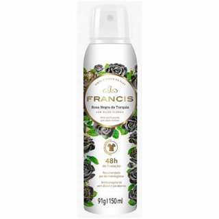 DESOD FRANCIS AEROSOL 150ML ROSA NEGRA