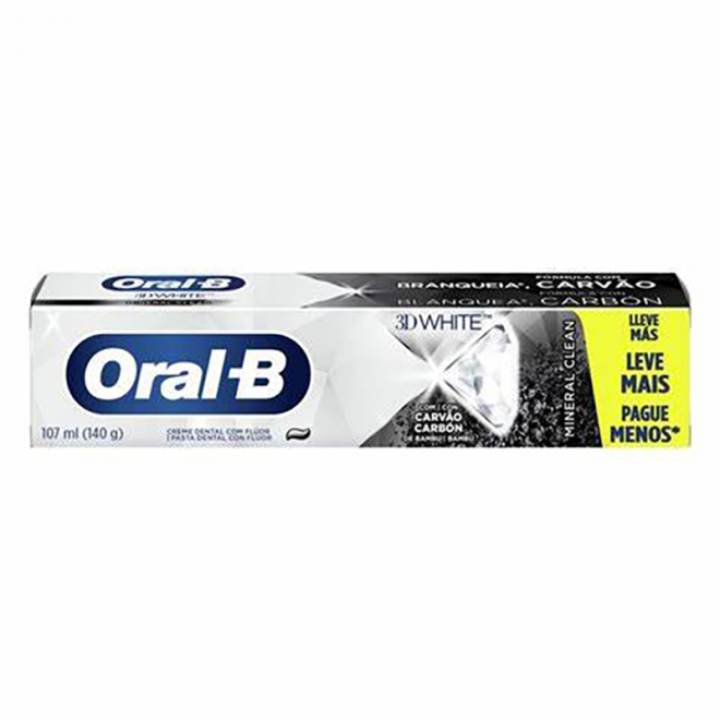 CR DENTAL ORAL B 3D WHITE 140G CARVAO