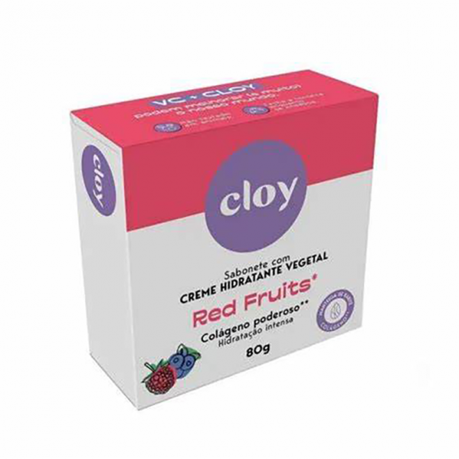 SABONETE CLOY 80G RED FRUITS