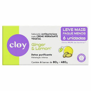 SABONETE CLOY 80G GINGER LEMON