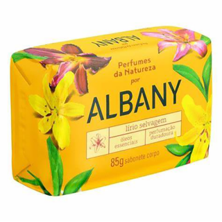 SABONETE ALBANY 85G LIRIOS LARANJA
